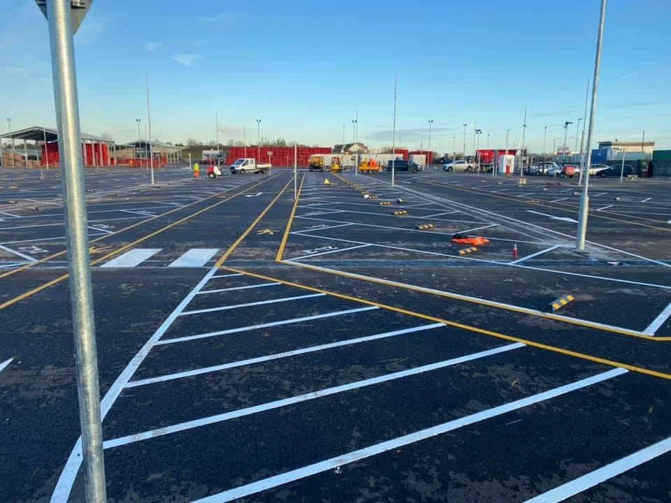 Road Marking Services project by East Anglian Road Markings