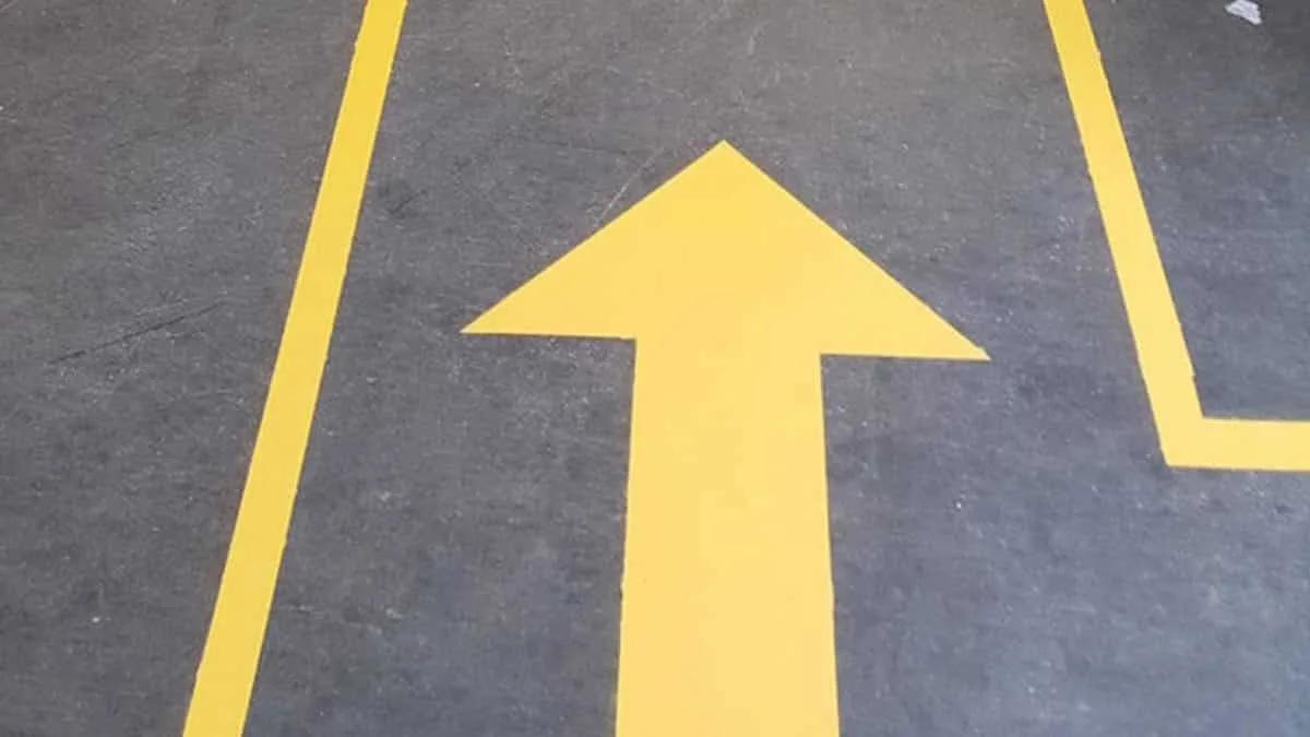 Warehouse marking project 1 by East Anglian Road Markings