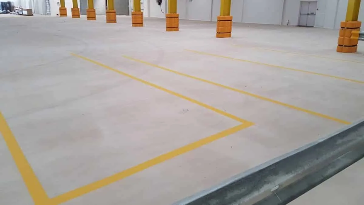 Warehouse marking project 5 by East Anglian Road Markings