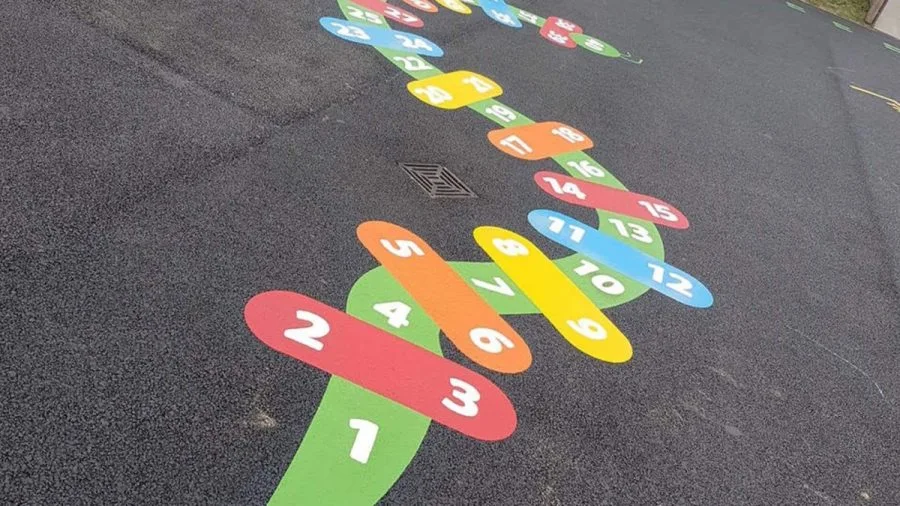 School Playground project by East Anglian Road Markings