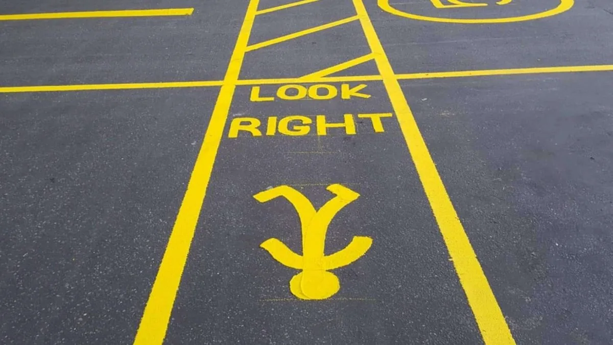 Warehouse marking project 4 by East Anglian Road Markings